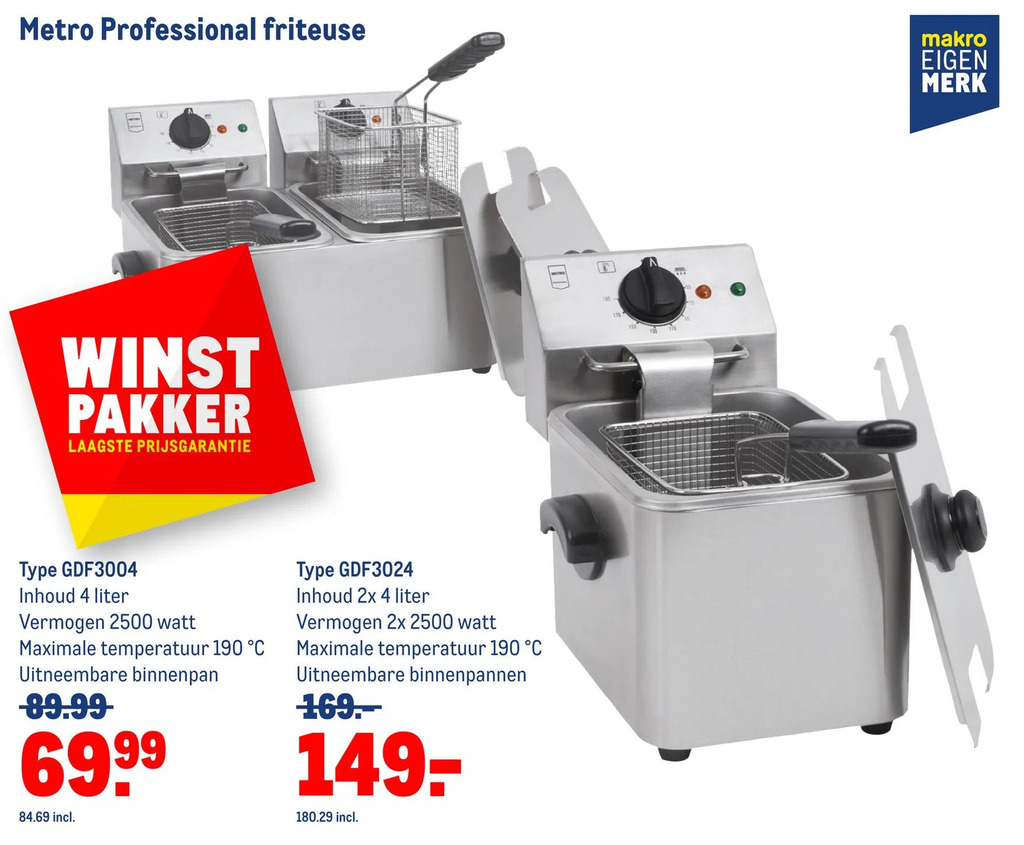 Metro Professional Friteuse Aanbieding Bij Makro