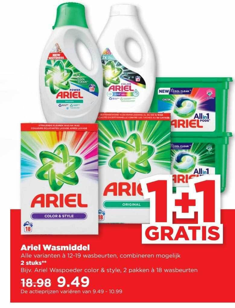 Ariel Wasmiddel Aanbieding Bij PLUS