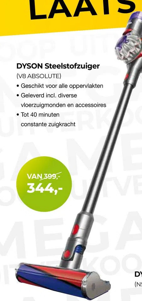 Dyson Steelstofzuiger V Absolute Aanbieding Bij Ep Beerepoot