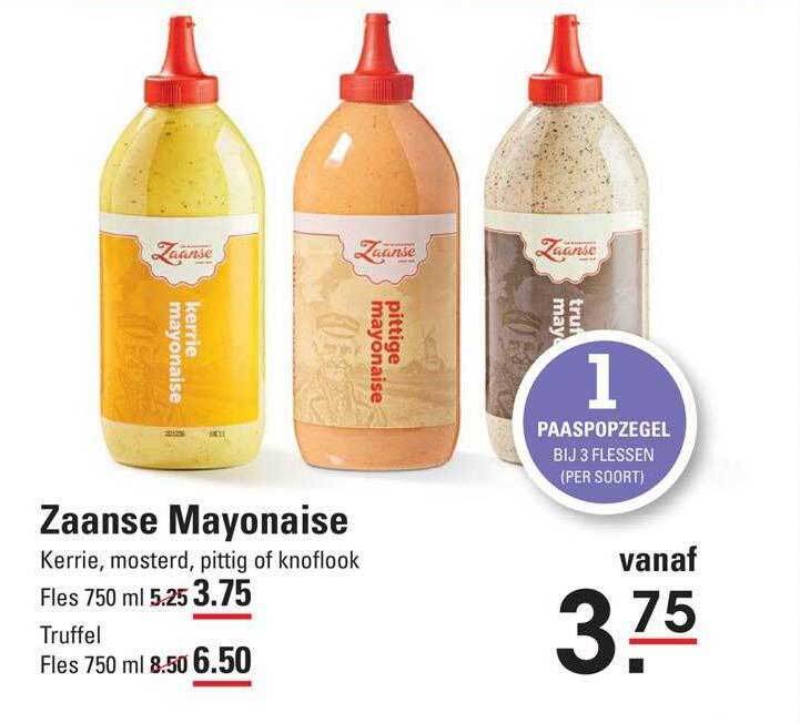 Zaanse Mayonaise Aanbieding Bij Sligro