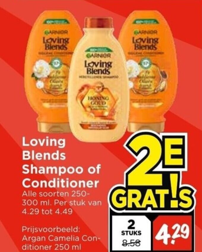 Loving Blends Shampoo Of Conditioner Alle Soorten 250 300ml 2 Gratis