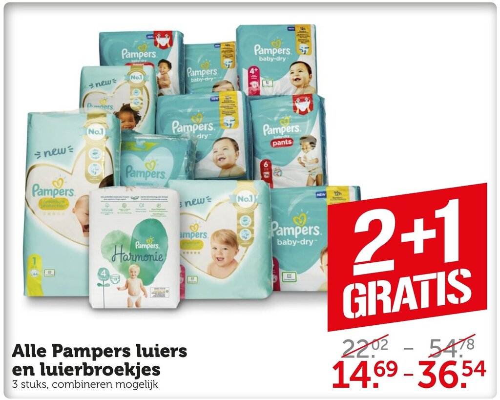 Alle Pampers Luiers En Luierbroekjes Gratis Aanbieding Bij Coop