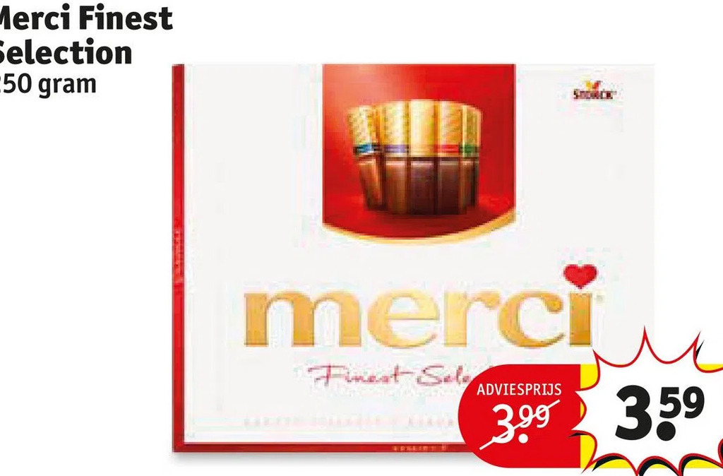 Merci Finest Selection Aanbieding Bij Kruidvat