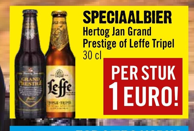 Speciaalbier Hertog Jan Grand Prestige Of Leffe Tripel Cl Aanbieding