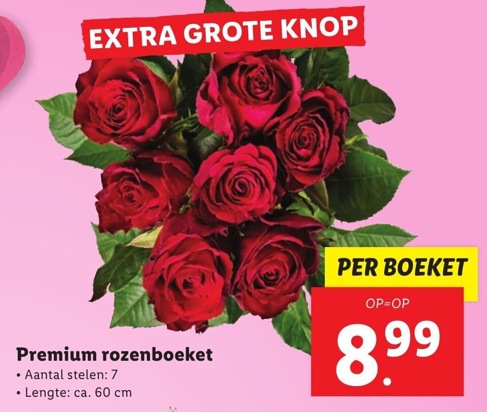 Premium Rozenboeket Aanbieding Bij Lidl