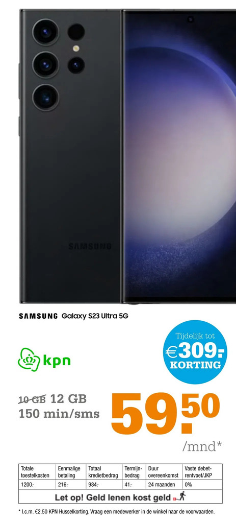 Samsung Galaxy S23 Ultra 5g Aanbieding Bij Telecombinatie