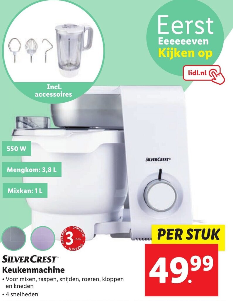 Silvercrest Keukenmachine Per Stuk Aanbieding Bij Lidl