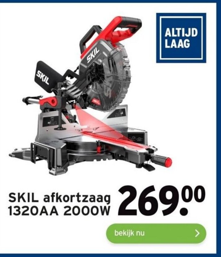 SKIL Afkortzaag 1320 AA 2000W Aanbieding Bij GAMMA