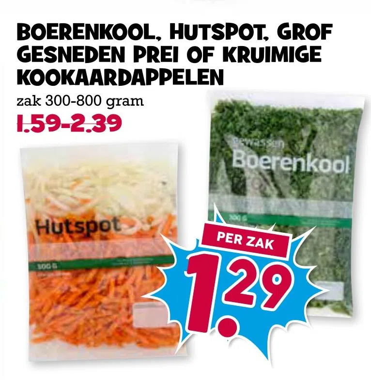 Boerenkool Hutspot Grof Gesneden Prei Of Kruimige Kookaardappelen