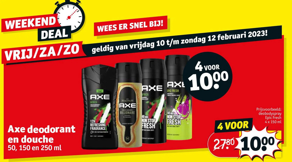 Axe Deodorant En Douche En Ml Aanbieding Bij Kruidvat