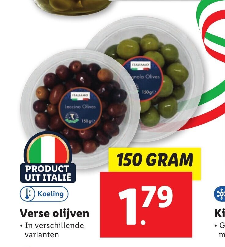 Verse Olijven 150 Gram Aanbieding Bij Lidl