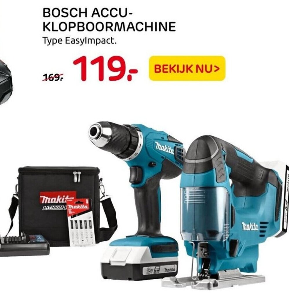 Bosch Accu Klopboormachine Aanbieding Bij Praxis