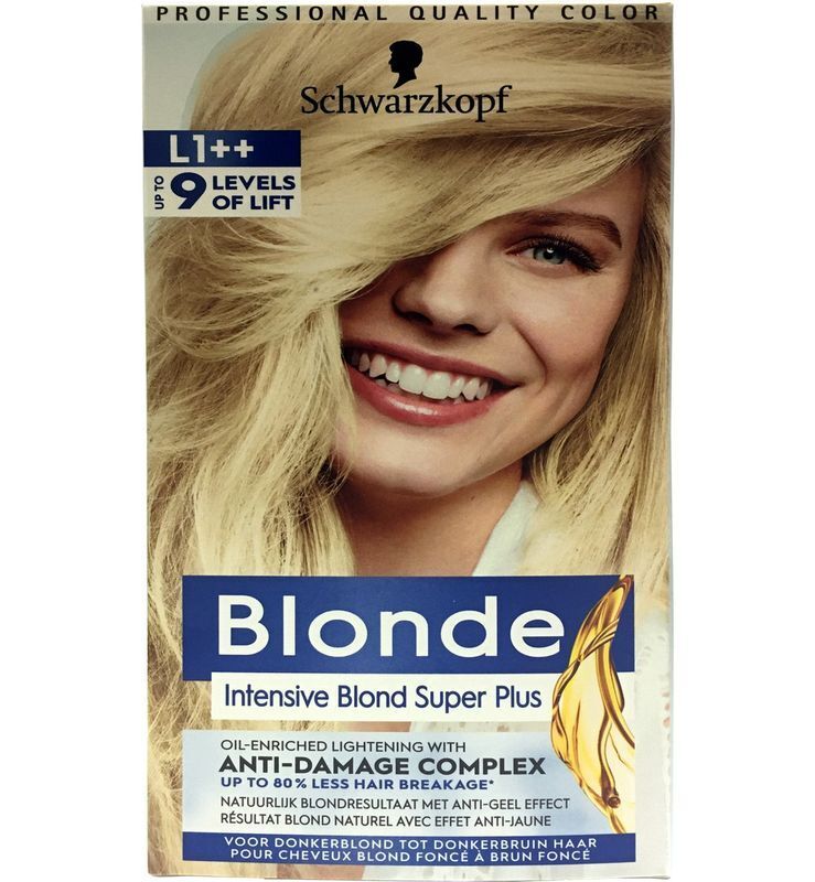 Schwarzkopf Blonde Haarverf Intensive Bond Super Plus L Set