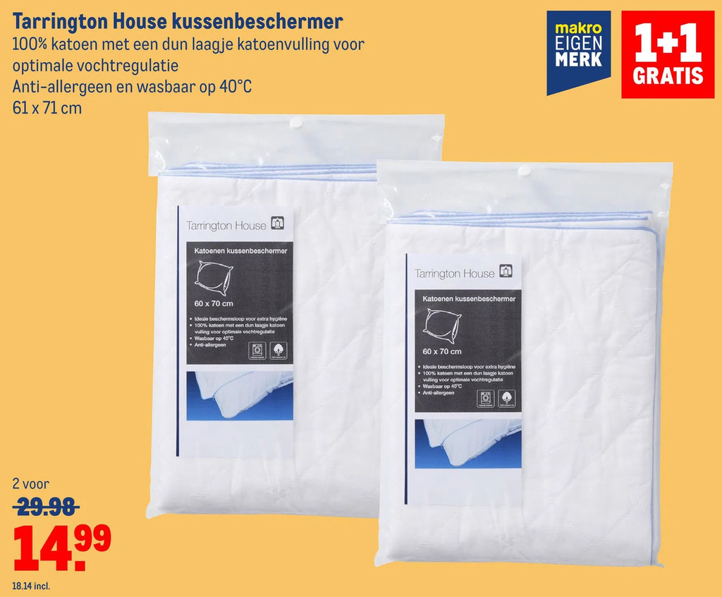 Tarrington House Kussenbeschermer Aanbieding Bij Makro