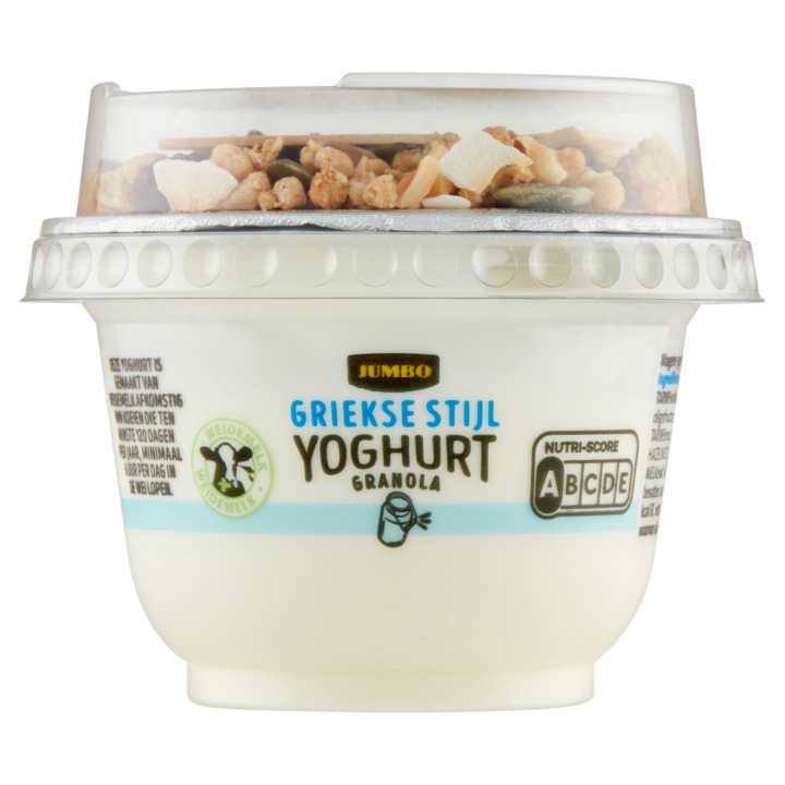 Jumbo Griekse Stijl Yoghurt Met Granola 170g Aanbieding Bij Jumbo