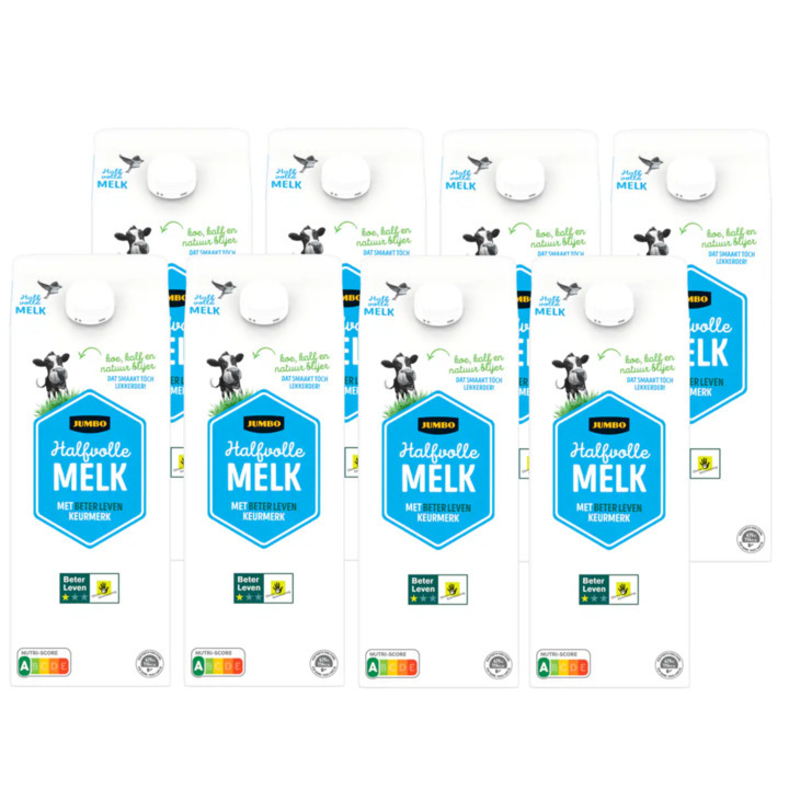 Jumbo Halfvolle Melk Met Ster Beter Leven Keurmerk X L