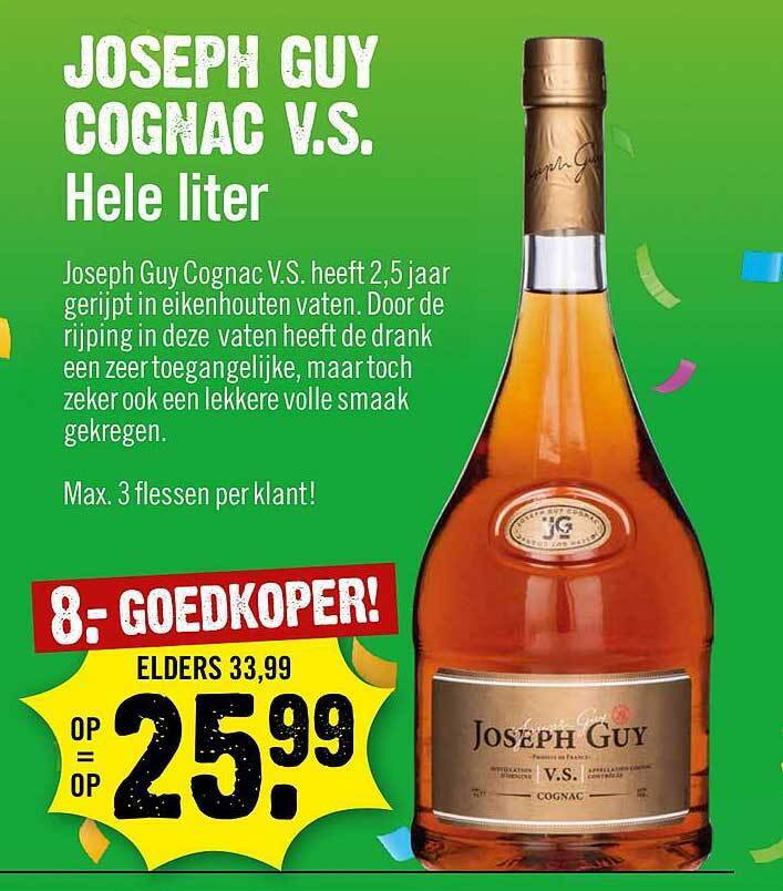 Joseph Guy Cognac V S Aanbieding Bij Dirck