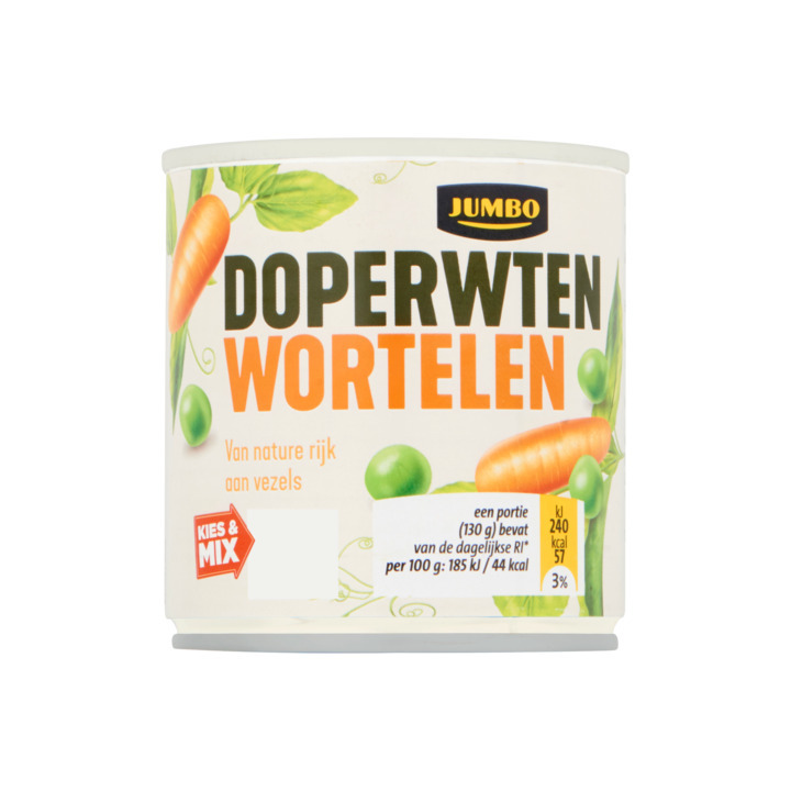 Jumbo Doperwten Wortelen 200g Aanbieding Bij Jumbo