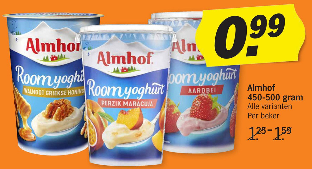 Almhof 450 500 Gram Aanbieding Bij Albert Heijn