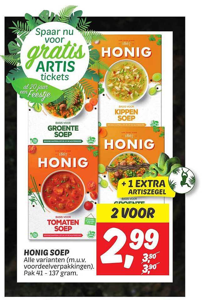 Honig Soep Aanbieding Bij Dekamarkt