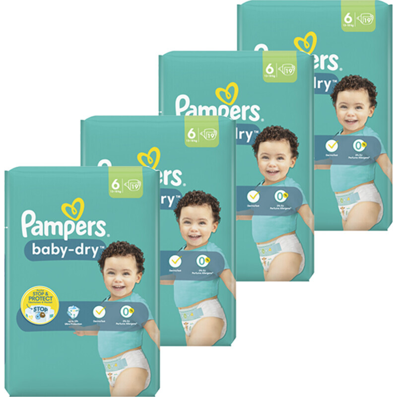 Pampers Baby Dry Luiers Maat Voordeelpakket Aanbieding Bij Albert Heijn