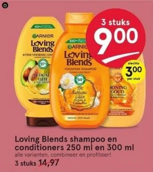 Loving Blends Shampoo En Conditioners 250 Ml En 300 Ml Aanbieding Bij Etos