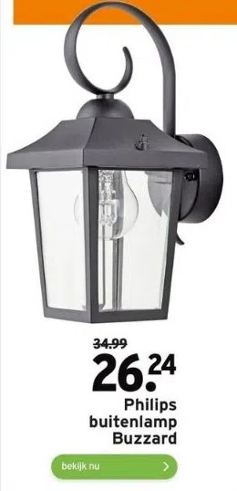 Philips Buitenlamp Buzzard Aanbieding Bij Gamma