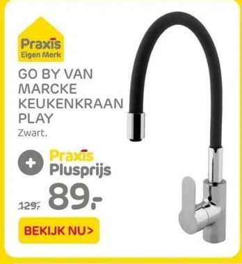 Go By Van Marcke Keukenkraan Play Aanbieding Bij Praxis