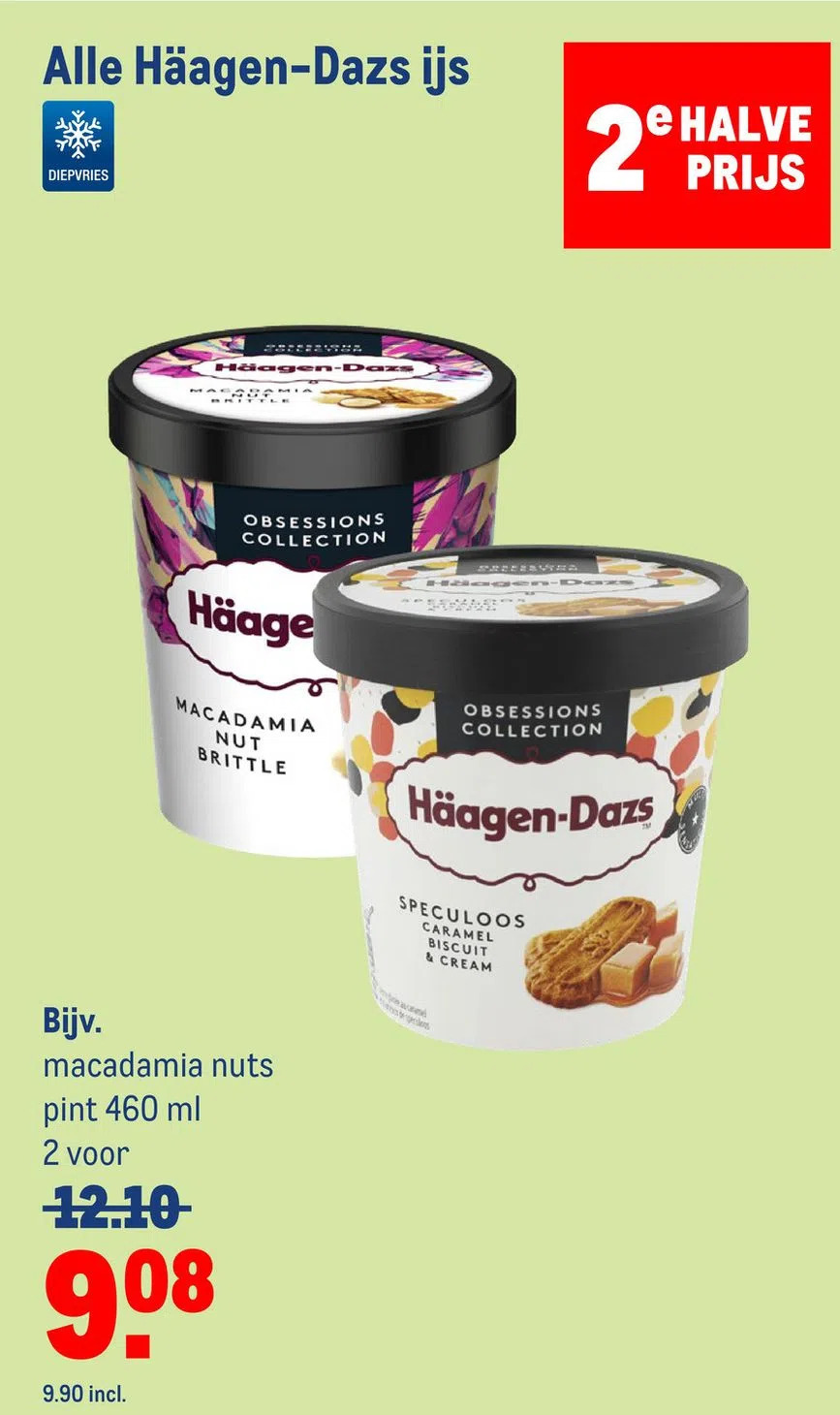 Alle häagen dazs ijs aanbieding bij Makro