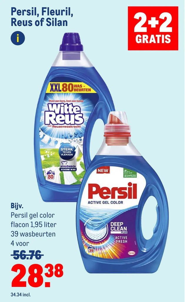 Persil Fleuril Reus Of Silan Aanbieding Bij Makro