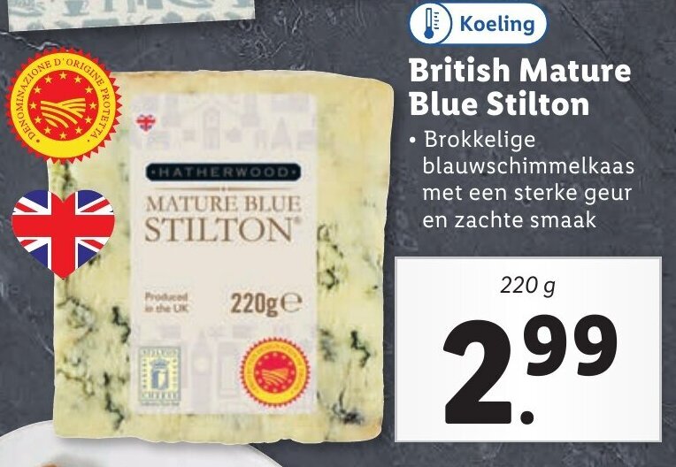 British Mature Blue Station G Aanbieding Bij Lidl