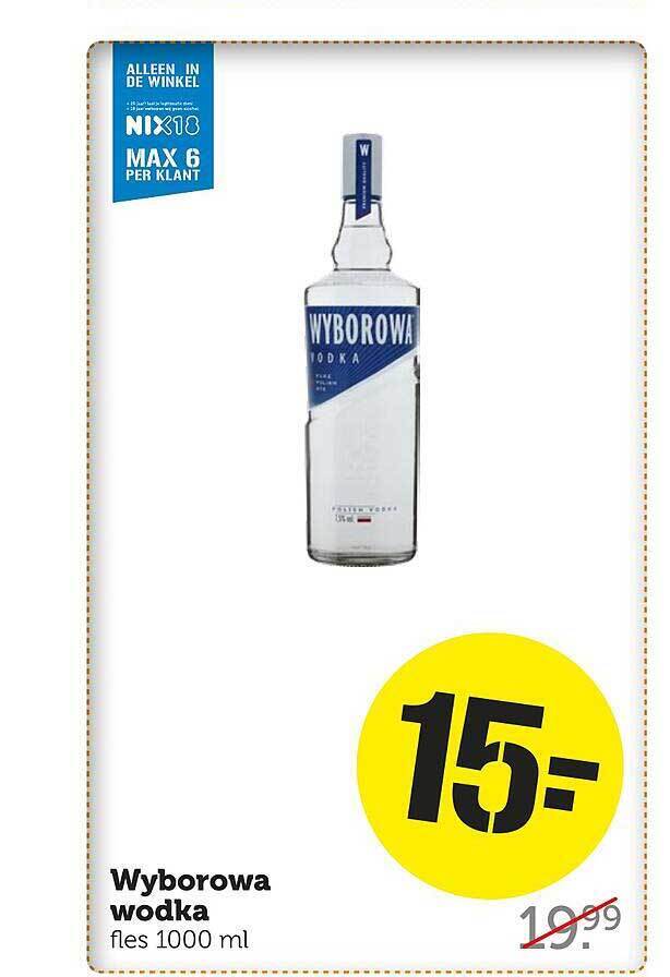 Wyborowa Wodka Aanbieding Bij Coop