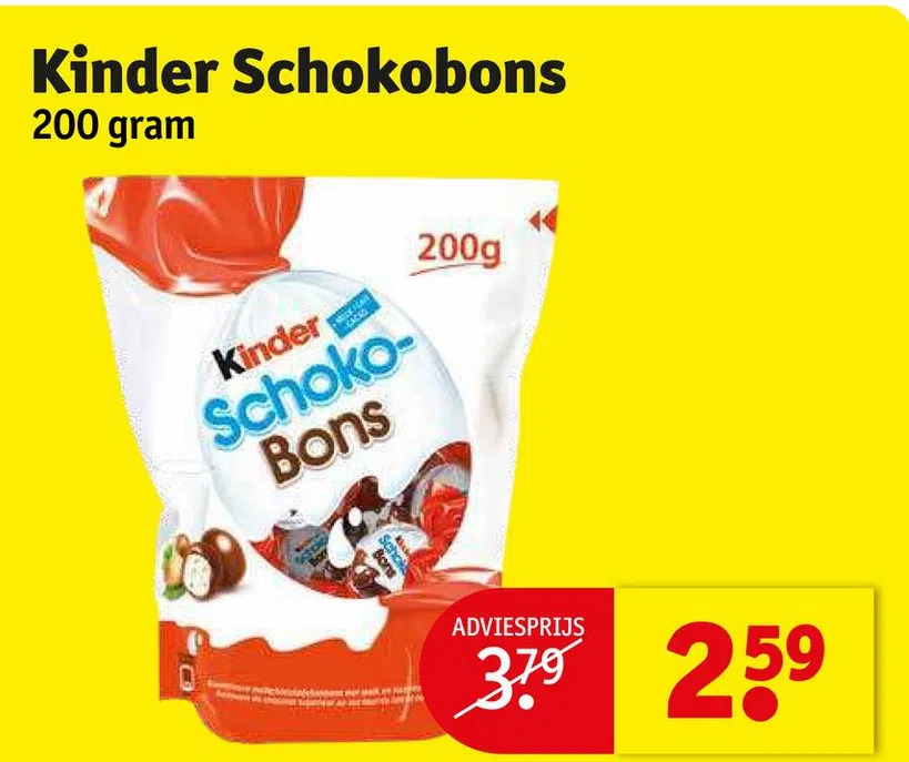 Kinder Schokobons Aanbieding Bij Kruidvat