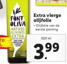 Extra Vierge Olijfolie Aanbieding Bij Lidl