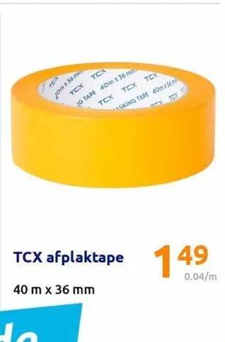 Tcx Afplaktape Aanbieding Bij Action