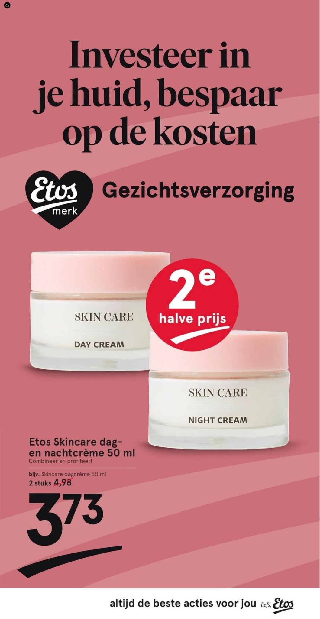 Skincare Dag En Nachtcreme Ml Stuks Aanbieding Bij Etos