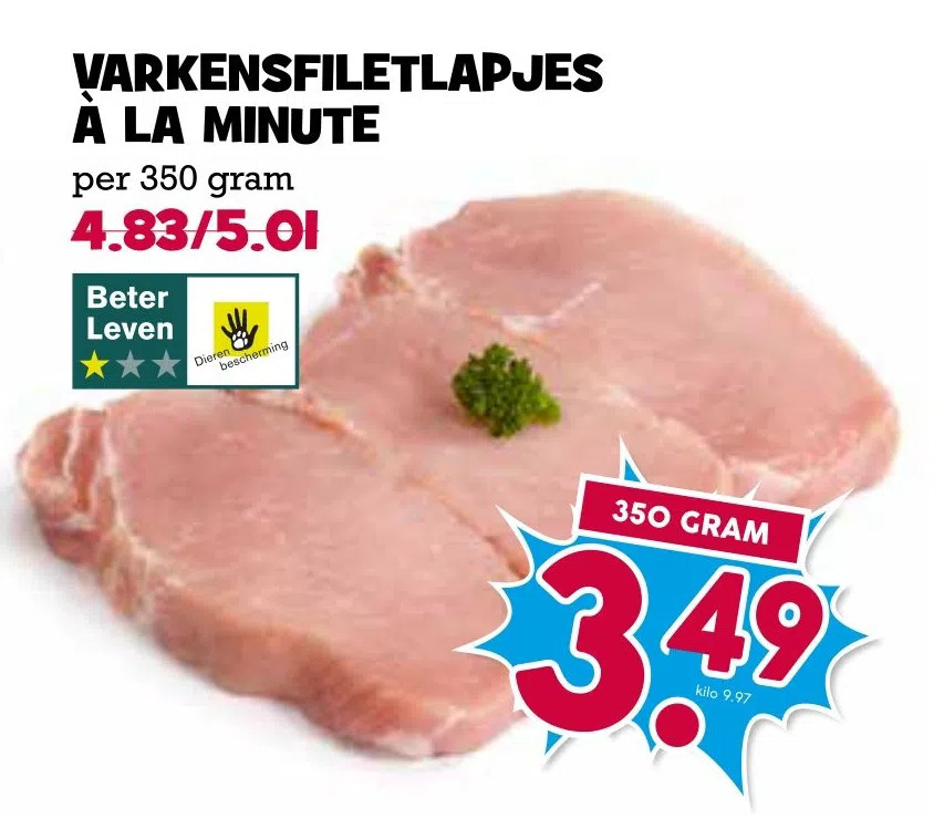 Varkensfiletlapjes A La Minute Aanbieding Bij Boon S Markt