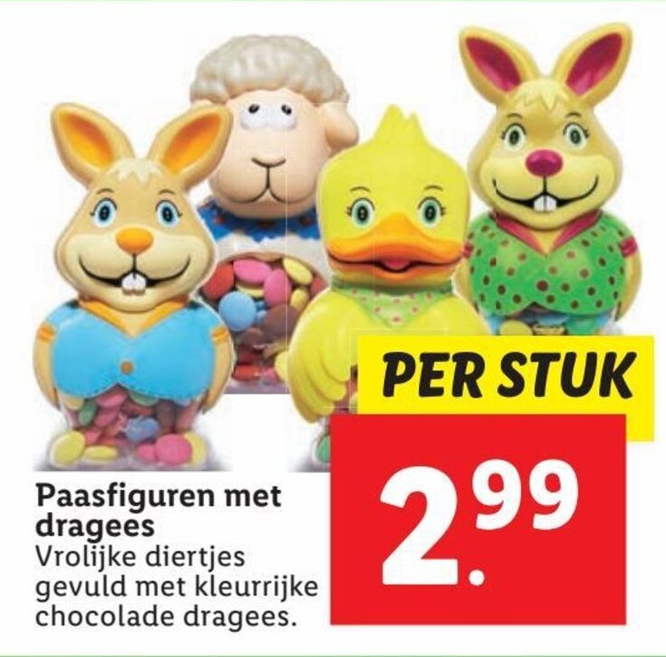 Paasfiguren Met Dragees Aanbieding Bij Lidl