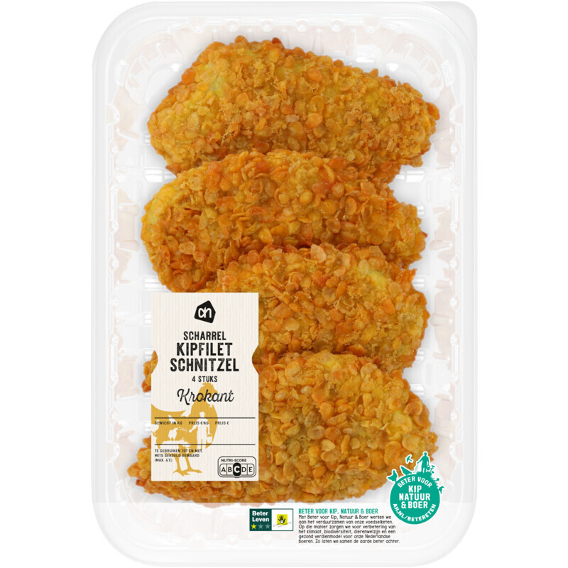 Ah Scharrel Krokant Kipfiletschnitzel Aanbieding Bij Albert Heijn