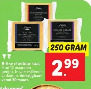 Britse Cheddar Kaas Aanbieding Bij Lidl