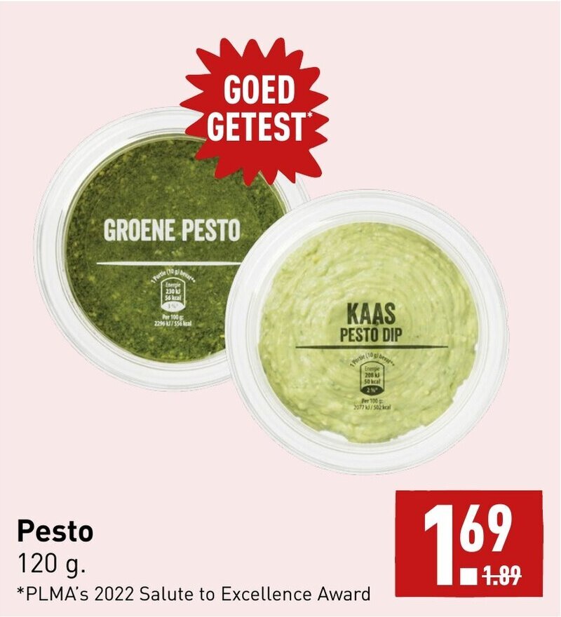 Pesto G Aanbieding Bij Aldi