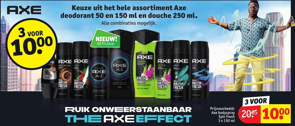 Axe Bodyspray Epic Fresh X Ml Aanbieding Bij Kruidvat