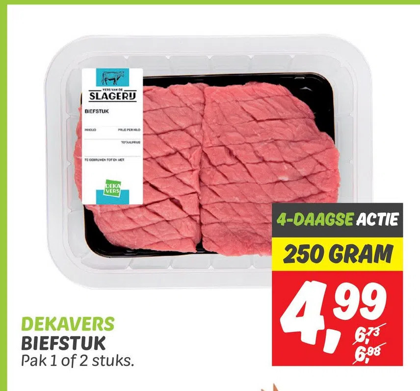 Biefstuk Aanbieding Bij Dekamarkt