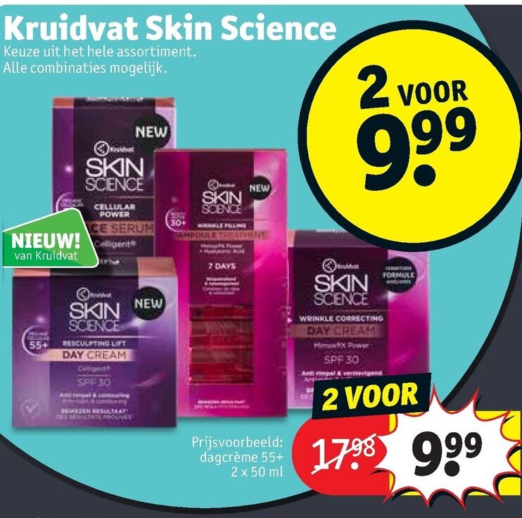 Kruidvat Skin Science Aanbieding Bij Kruidvat