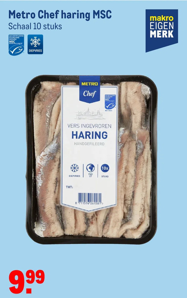 Metro Chef Haring Msc Aanbieding Bij Makro