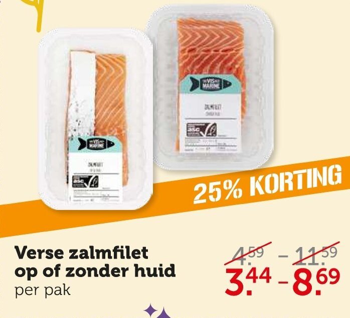 Verse Zalmfilet Op Of Zonder Huid Aanbieding Bij Coop