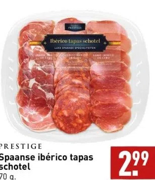 Prestige Spaanse Ib Rico Tapas Schotel Aanbieding Bij Aldi