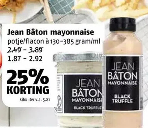 Jean B Ton Mayonnaise Aanbieding Bij Poiesz