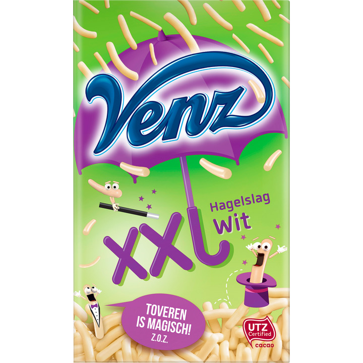 Venz Xxl Hagelslag Wit 380g Aanbieding Bij Jumbo