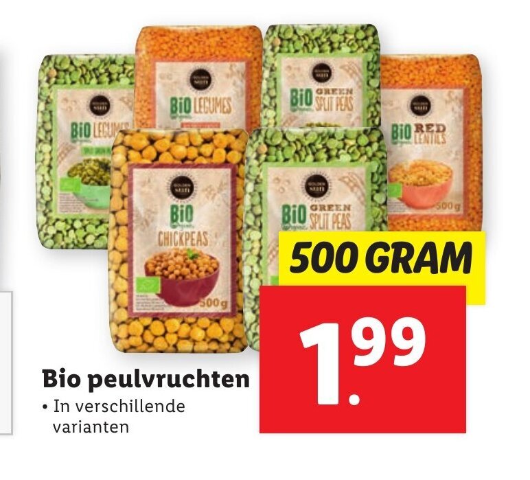 Bio Peulvruchten Gram Aanbieding Bij Lidl